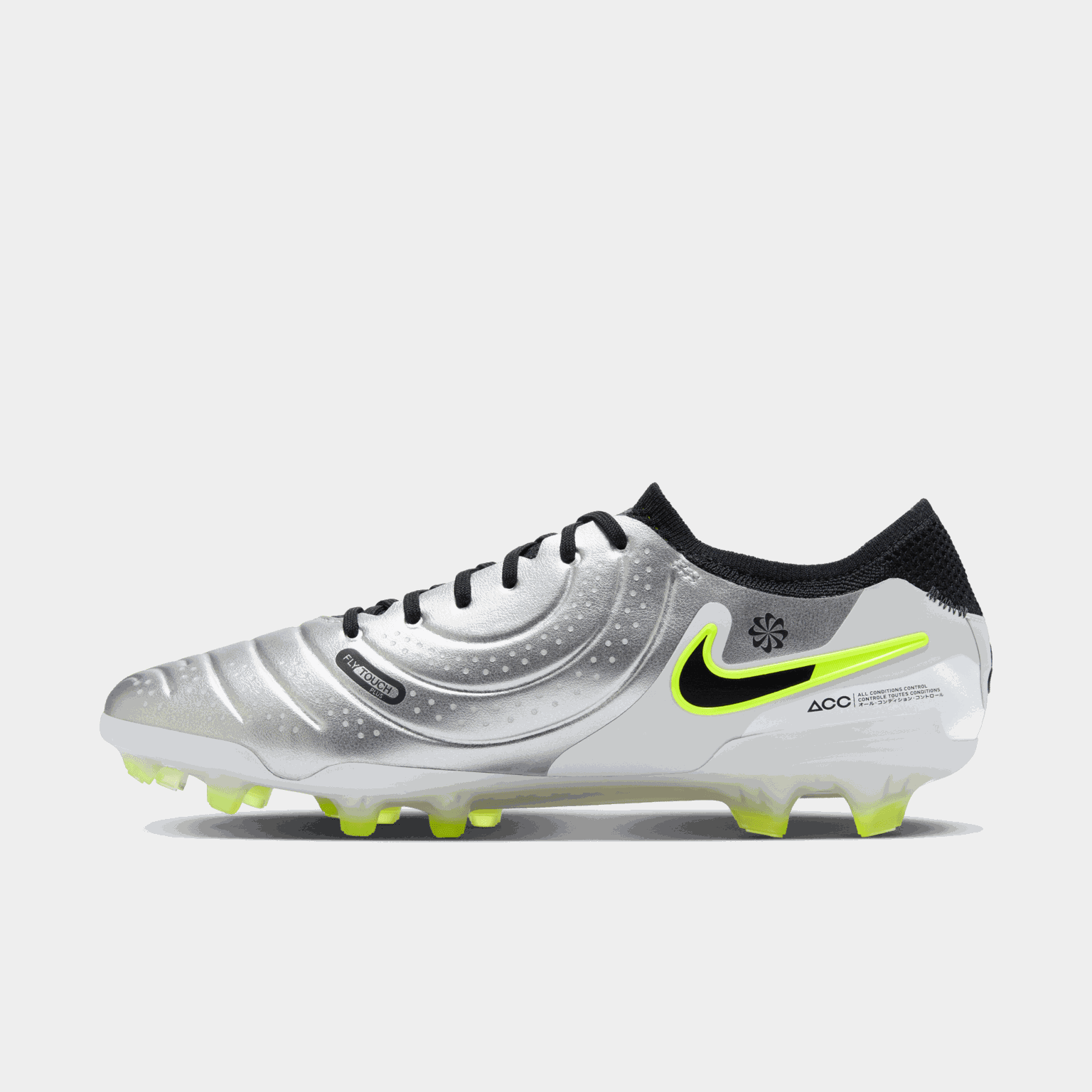  Męskie buty piłkarskie Tiempo Legend 10 Elite FG przeznaczone do gry na sztucznej trawie.