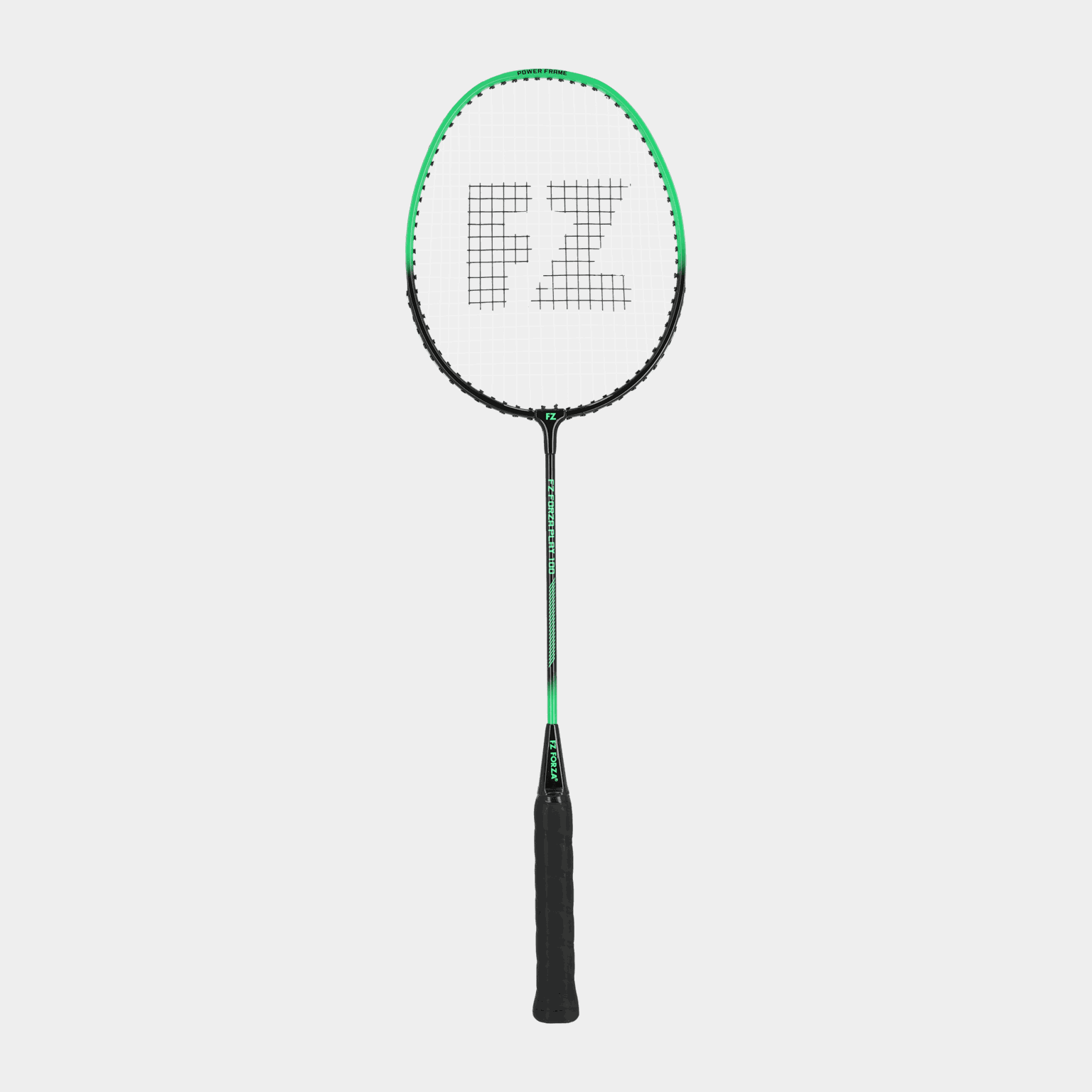 FZ Play 100, badmintonracket for nybegynnere, unisex - Svart