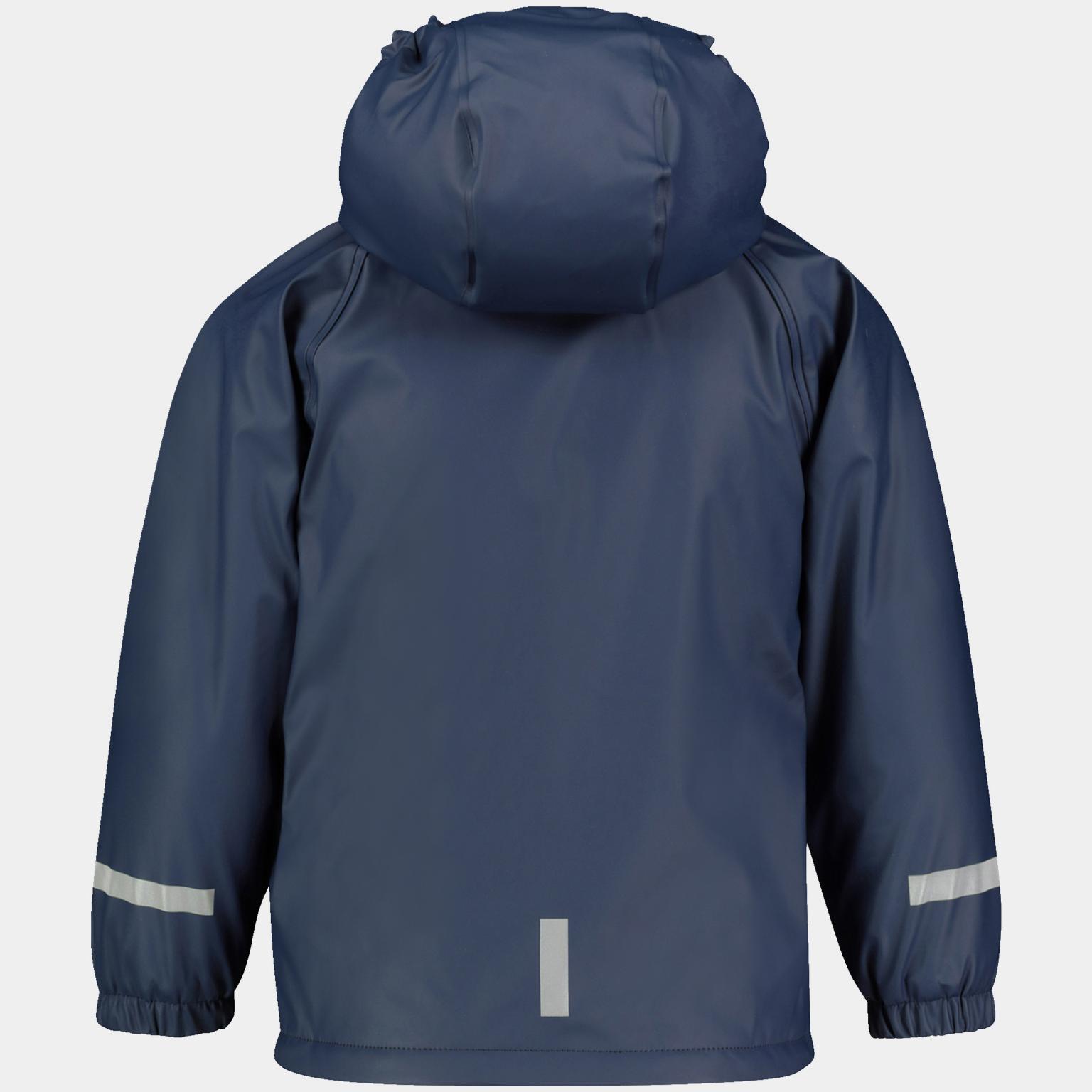  Macacão infantil impermeável de lã polar com asas - azul escuro