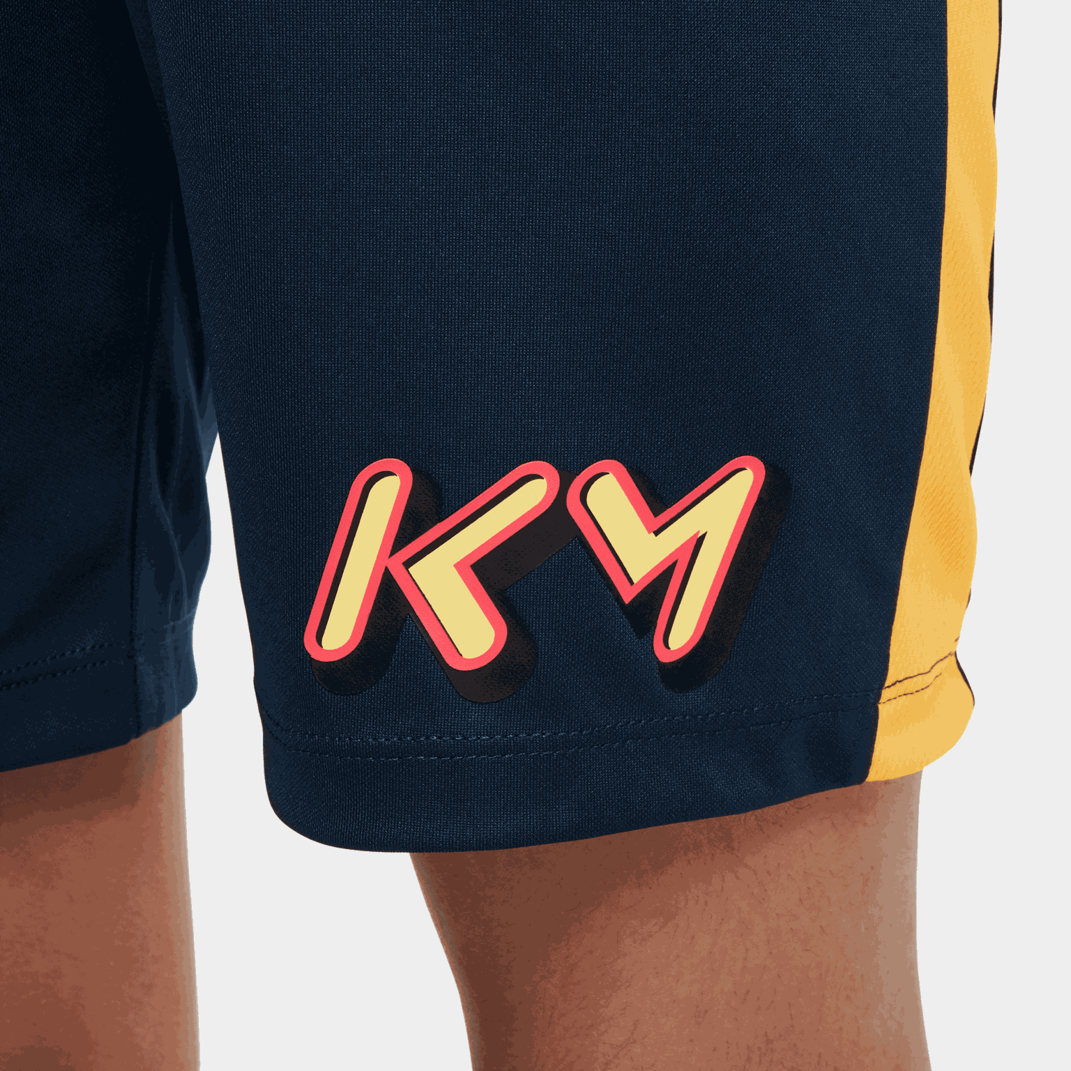 Kylian Mbappé Academy 23 Short, fotballshorts, junior - Mørk blå