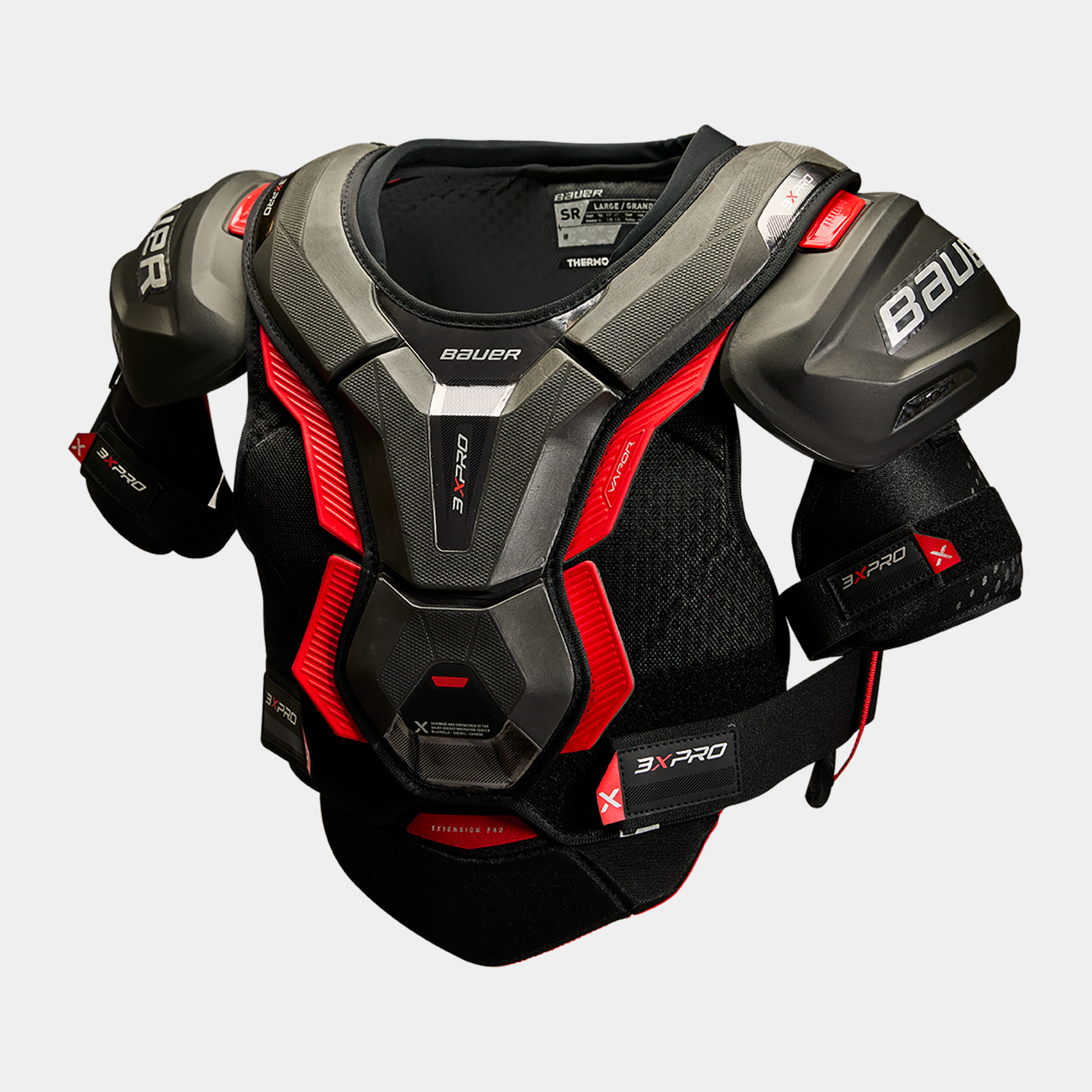  Nakładki na ramiona S22 Vapor 3X PRO INT 22/23, unisex – czarne