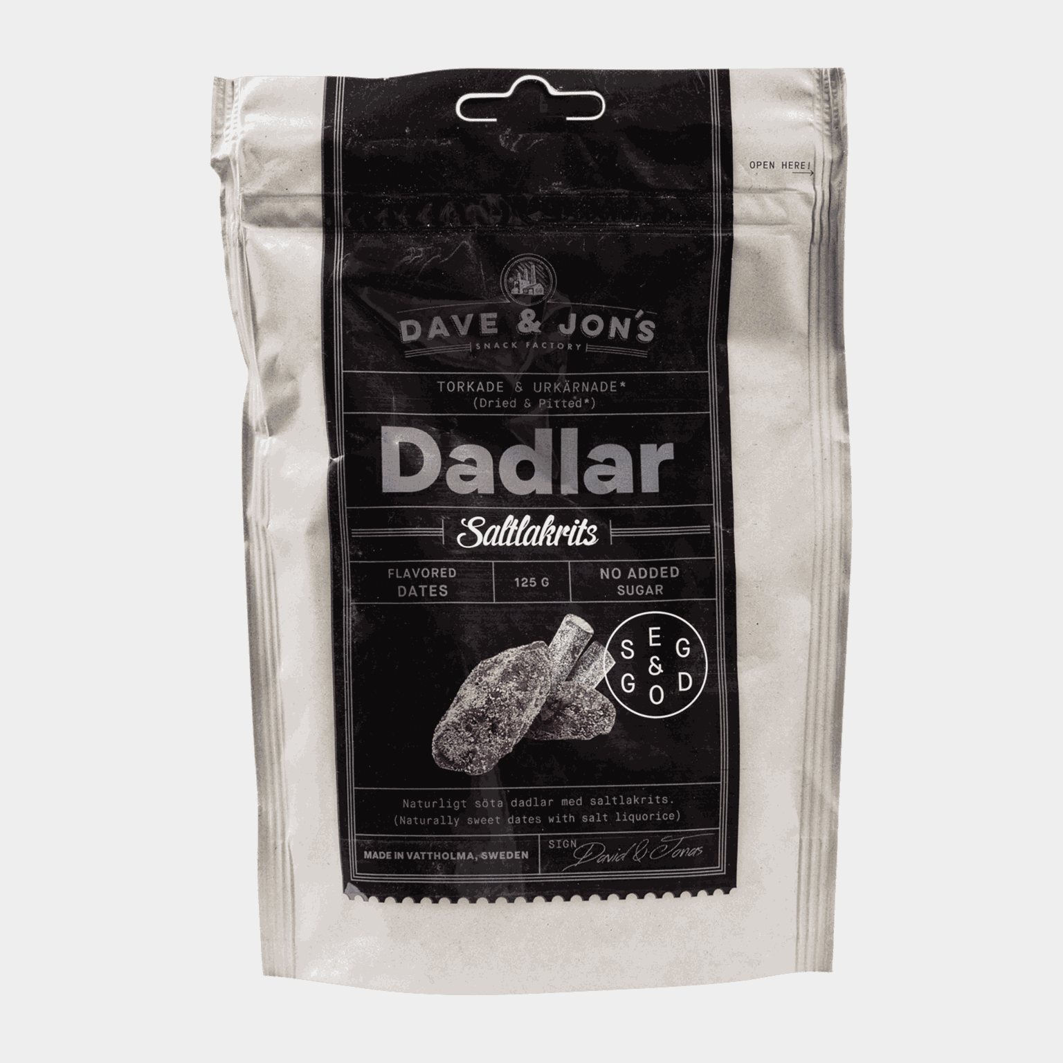 Dave & Jon Solona Lukrecja 125g, Daktyle -