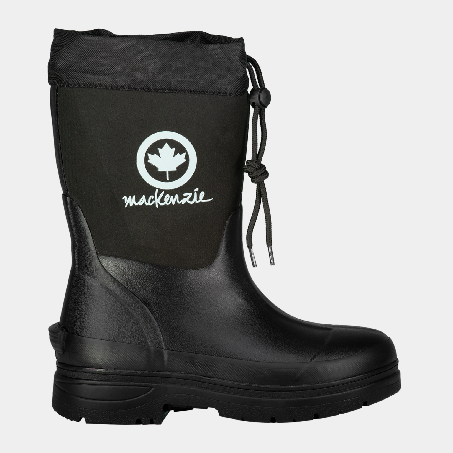  Niskie buty zimowe z neoprenu - czarne