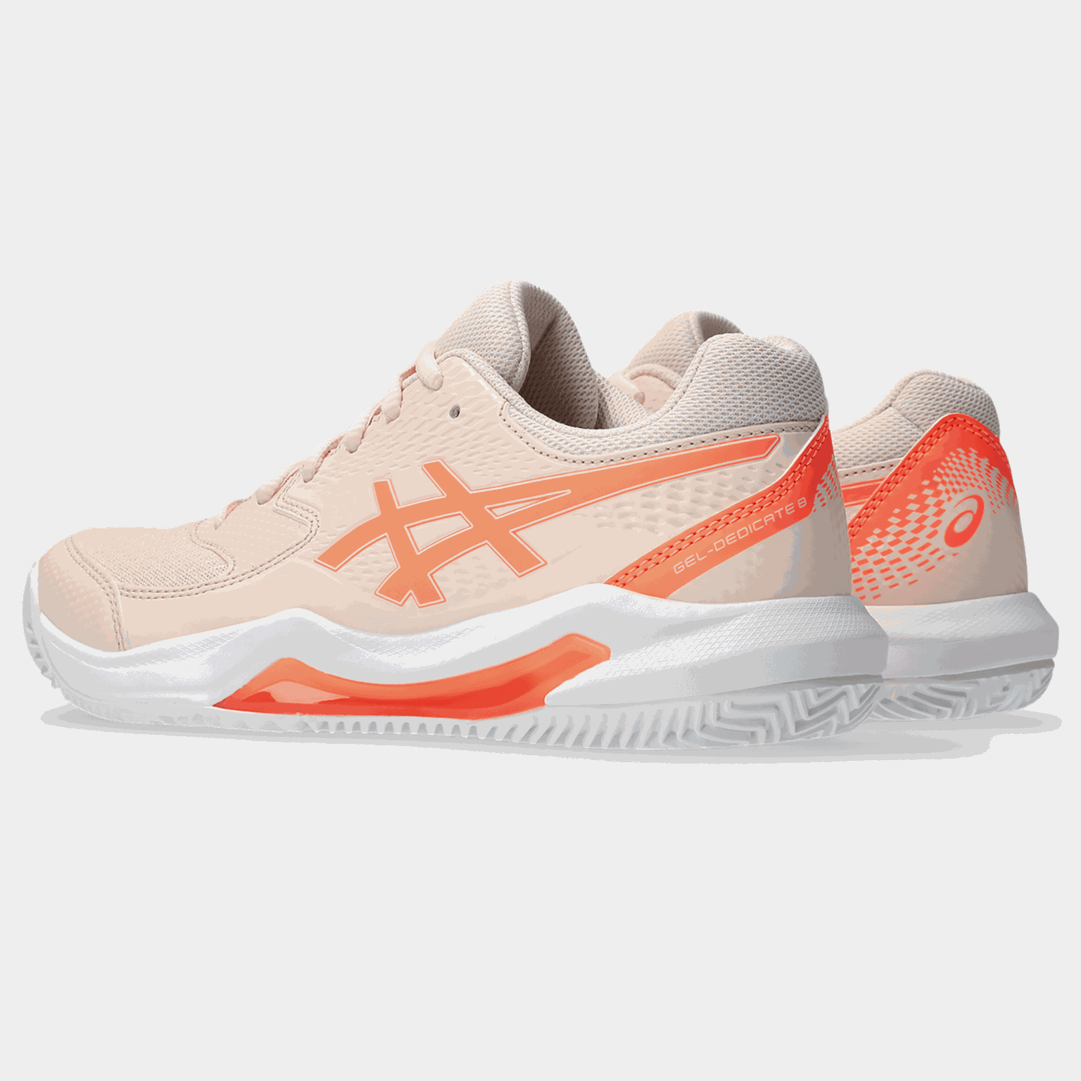  Dames tennisschoenen met GEL-demping, speciaal ontworpen voor gravelbanen - Meerkleurig
