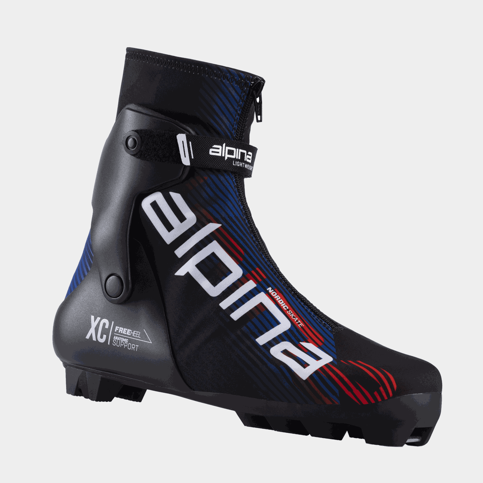 Patins nórdicos unissex 24/25 - preto
