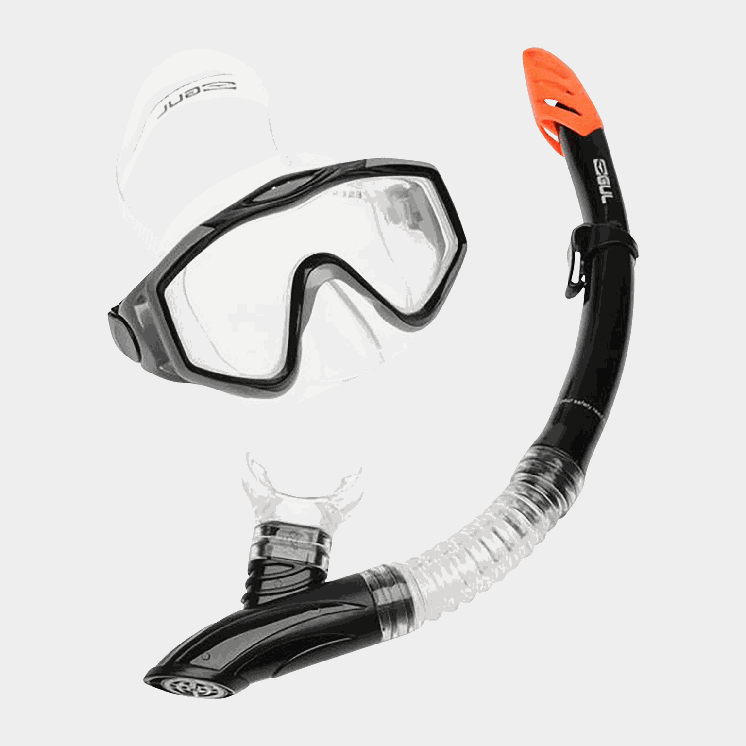  Ensemble tuba avec masque, unisexe – Noir