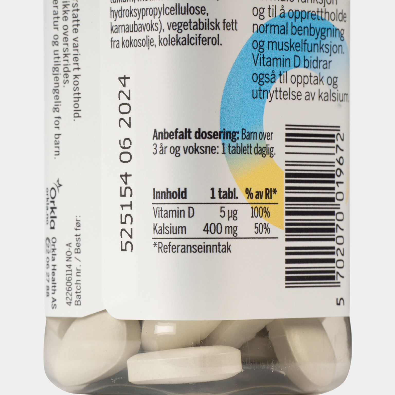 Collett Wapń + Witamina D 80, Suplement diety -