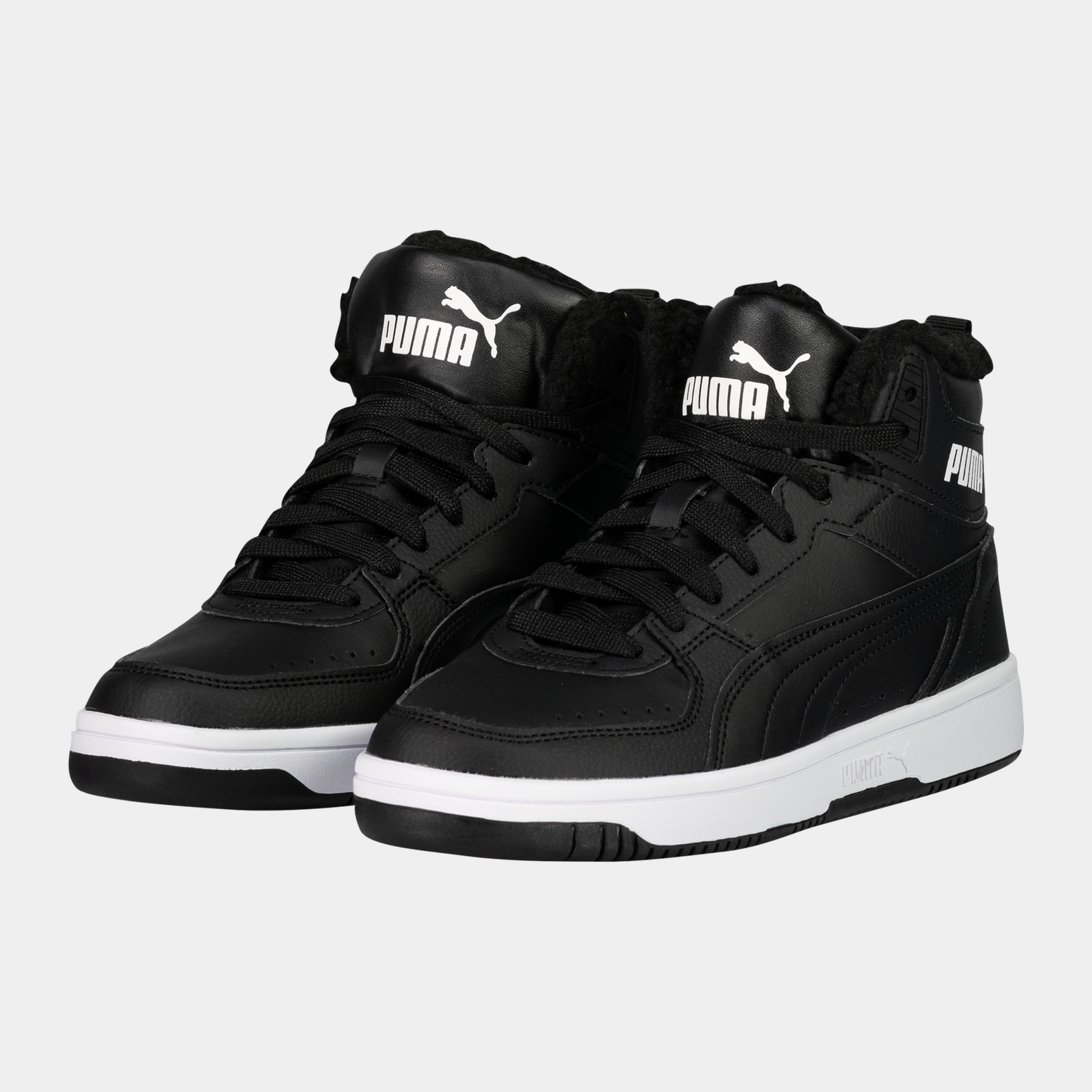  Puma Rebound JOY Fur, baskets d'hiver unisexes - noires