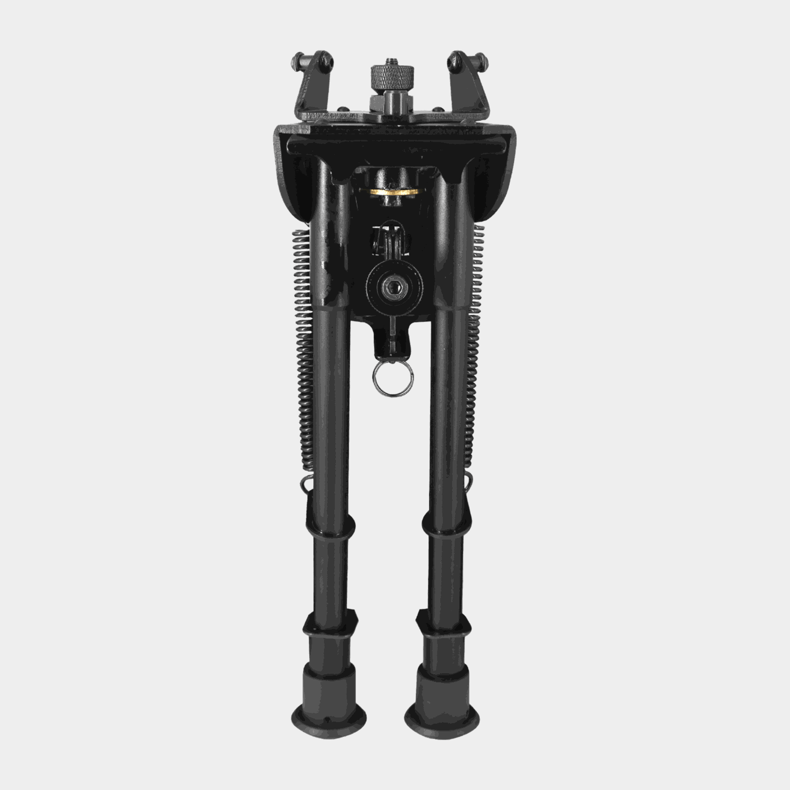 Bipod 22-33 cm, to-fot med vugge - Svart