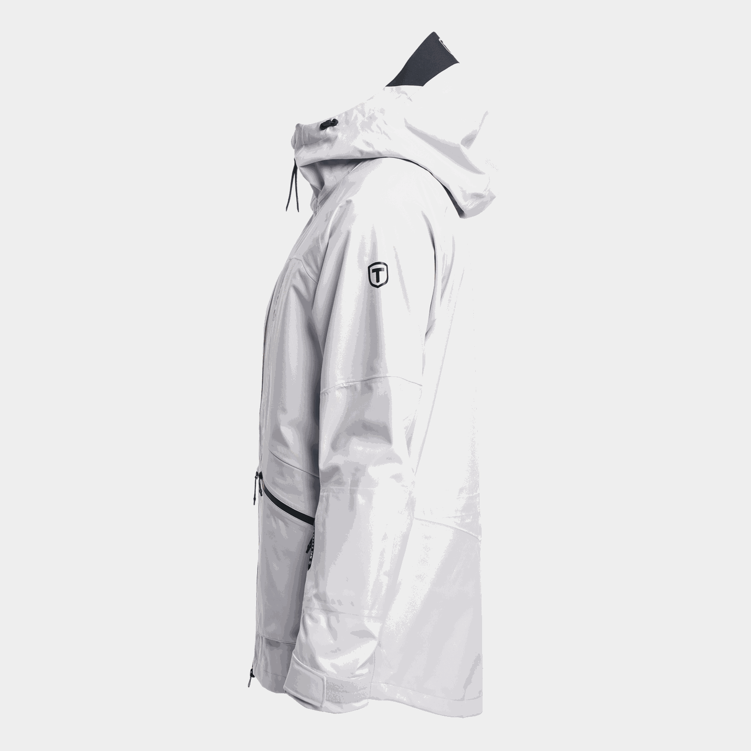 Alpine Teton Shell 24/25 férfi kabát, ideális síeléshez és snowboardozáshoz - szürke