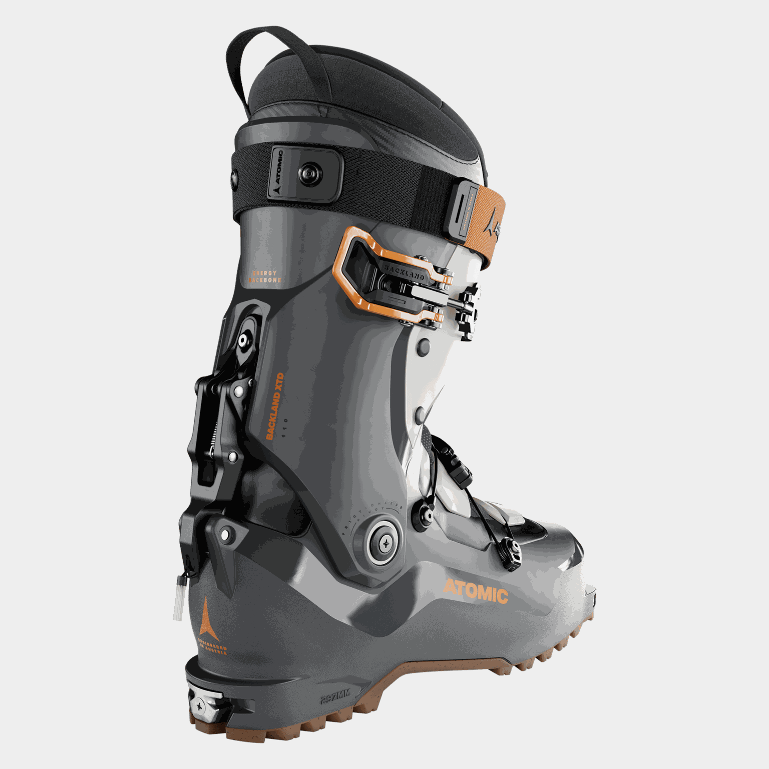  Botas de caminhada masculinas Backland XTD 110, tamanho 24/25, pretas.
