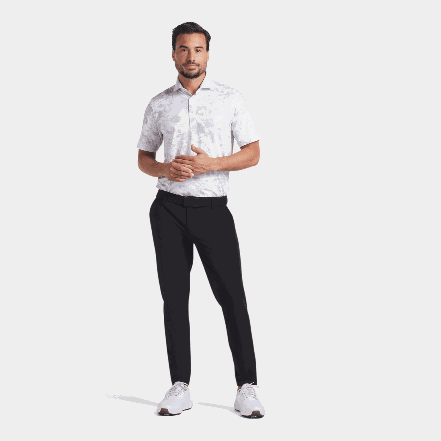  Pánské golfové polo tričko MATTR růžové