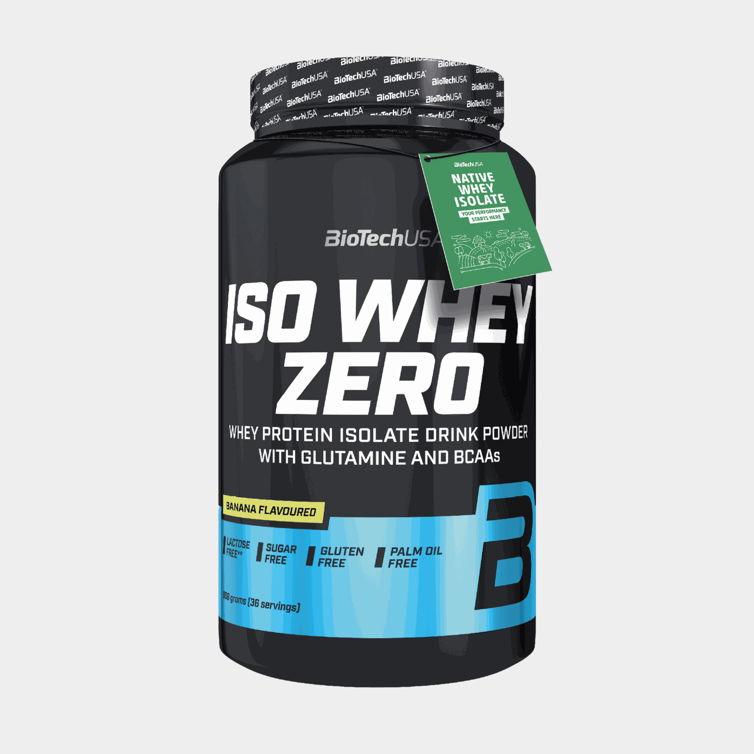 Iso Whey Zero 908g fehérjepor banán ízzel -