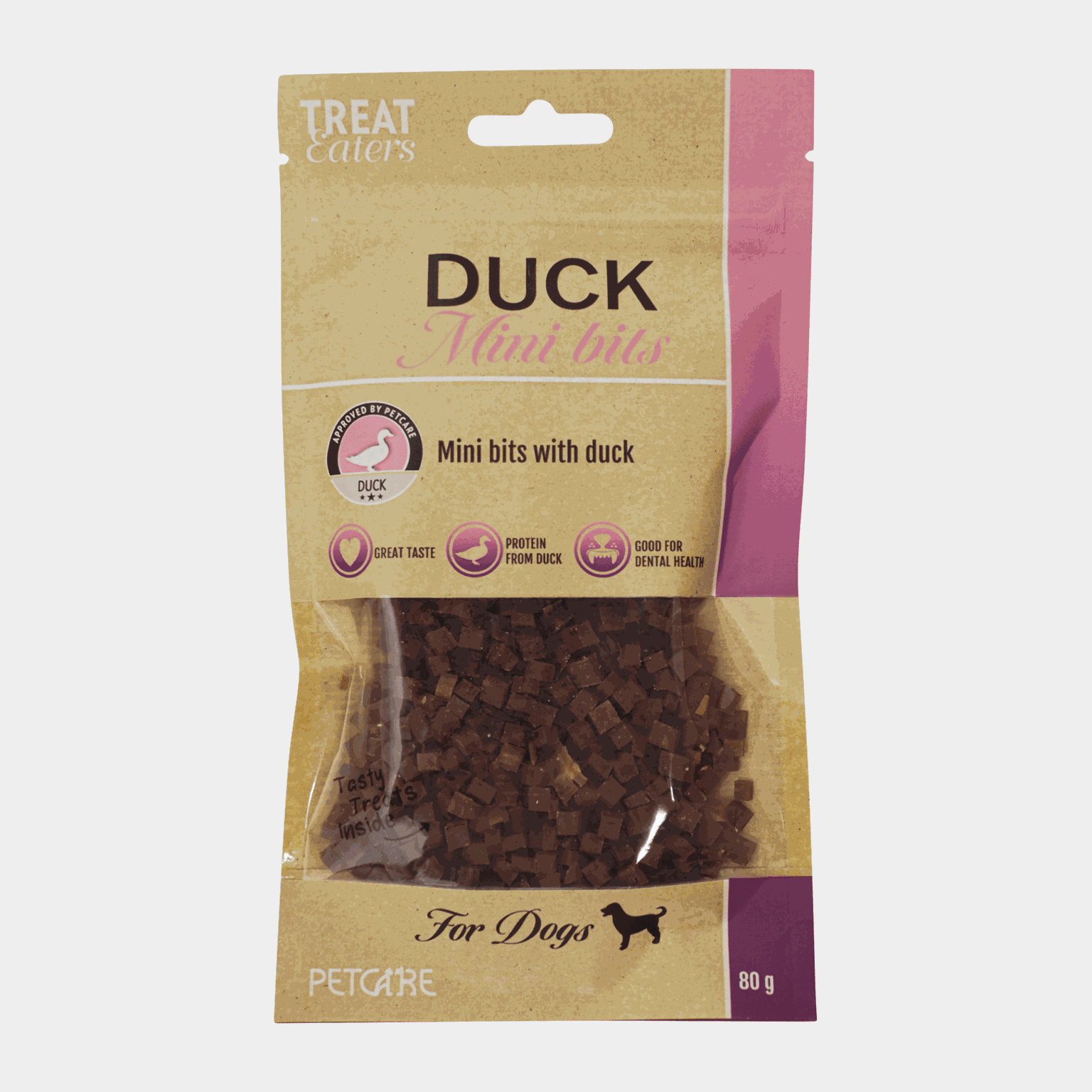  Mini Bits Duck 80g, przysmaki dla psów -