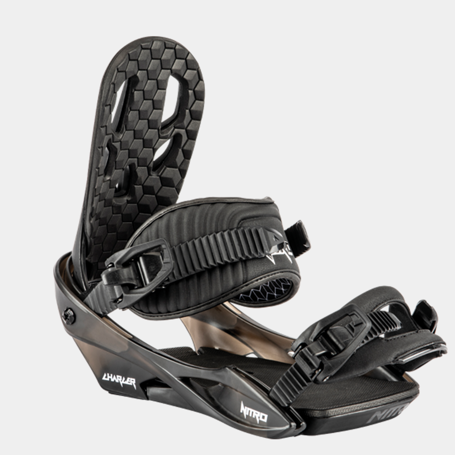 Fixation de snowboard Charger JR 24/25, Snowboard, Junior - Noir