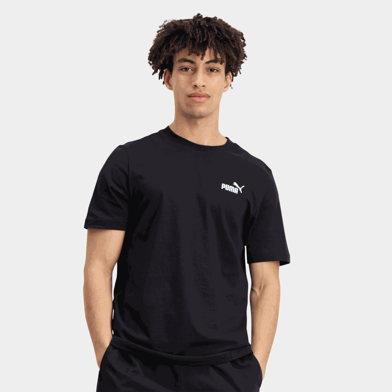 Essential heren T-shirt met klein logo nr. 1