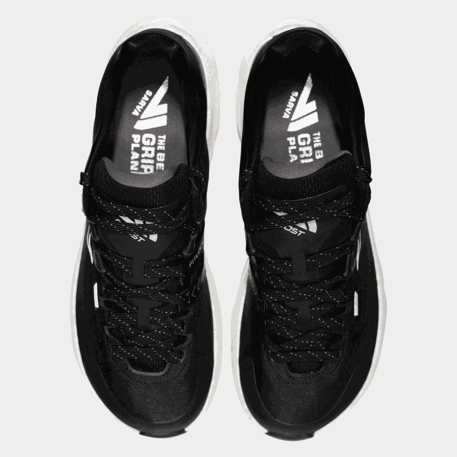  Frost 2, chaussures de running imperméables avec protection des orteils, pour homme - noires
