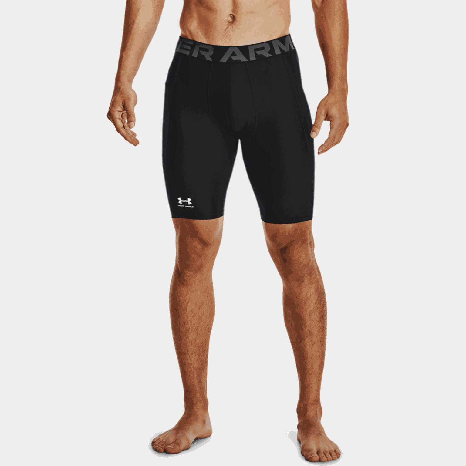 HeatGear® Armor trainingsshorts voor heren - Zwart