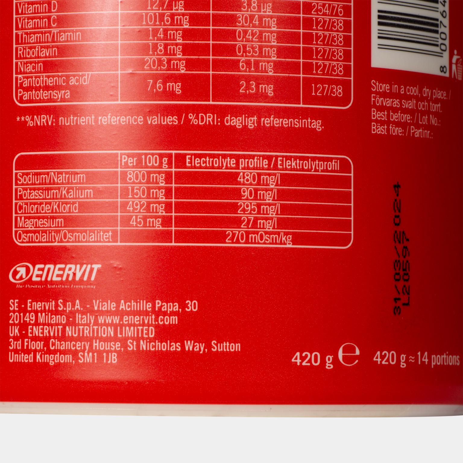 Isotonic Drink, sportsdrikk