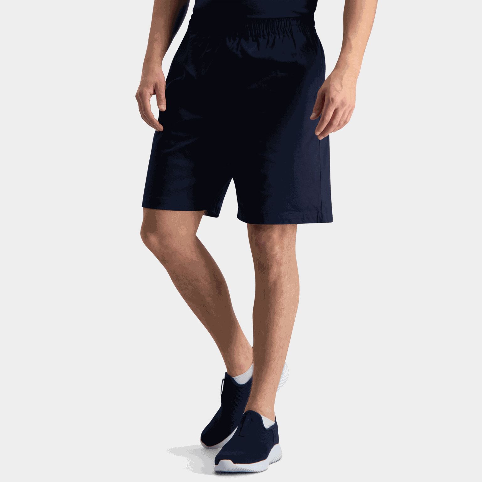  Pantaloncini da uomo con coulisse centrale intrecciata
