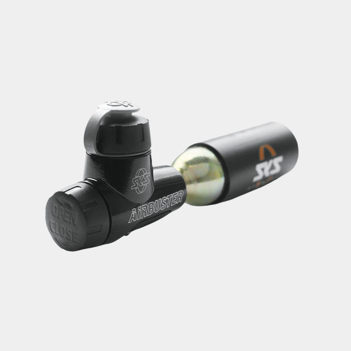 Airbuster CO2 inflator, CO2-pumpe - Svart