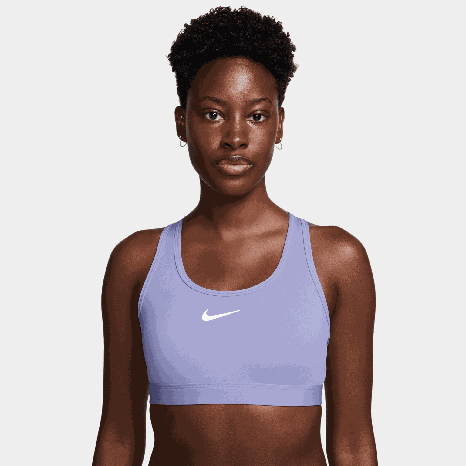 Swoosh Medium Sports Bra, sports-BH, dame - Lilla