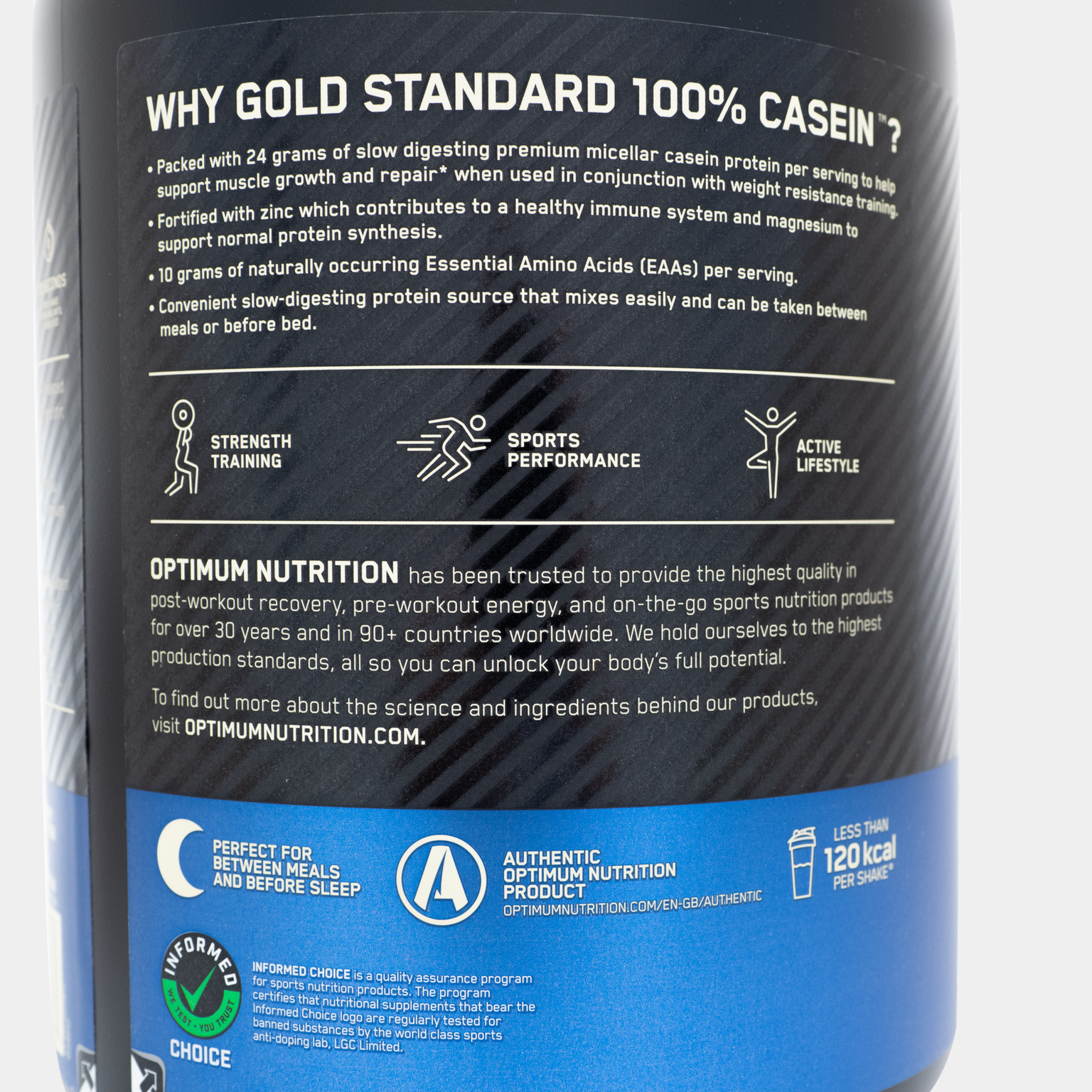 100 % Casein Gold Standard 908 g, proteinpulver -