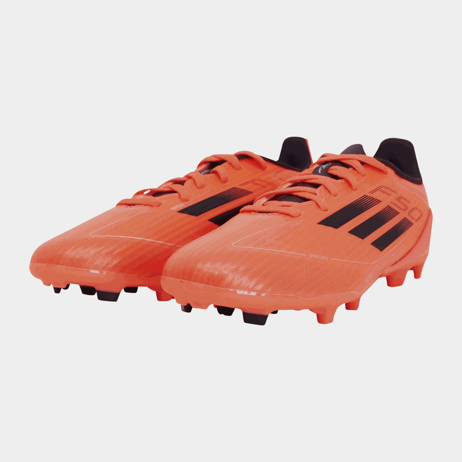 F50 League FG/MG Q4 24 Junior voetbalschoenen voor natuurgras en kunstgras - Rood