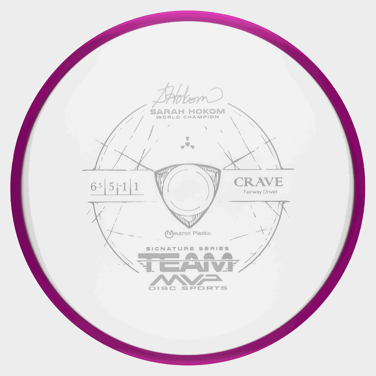 Disco Crave Neutron Driver (170-175 - różne kolory, Driver, Disc Golf - wielokolorowy)