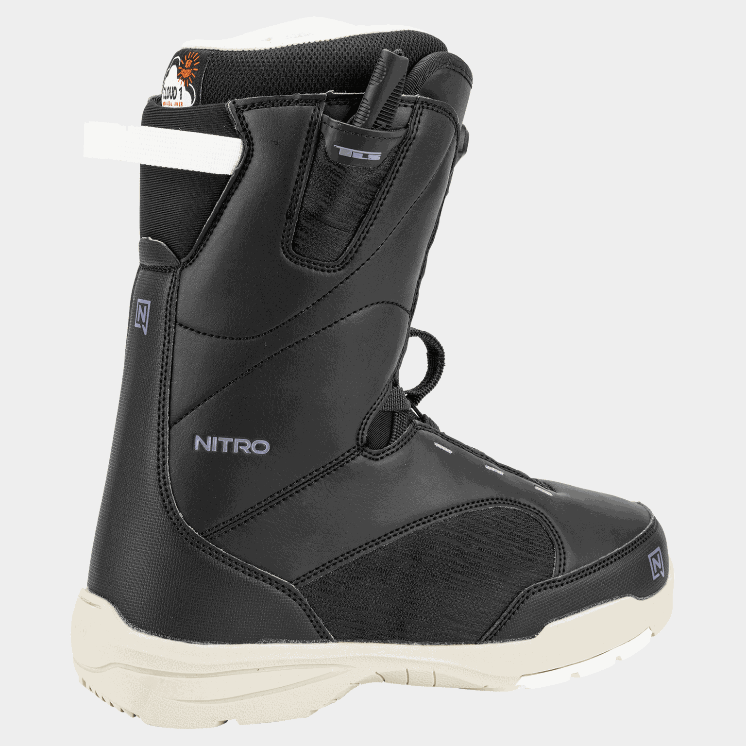 Botas de snowboard femininas W Flora TLS 24/25 - pretas