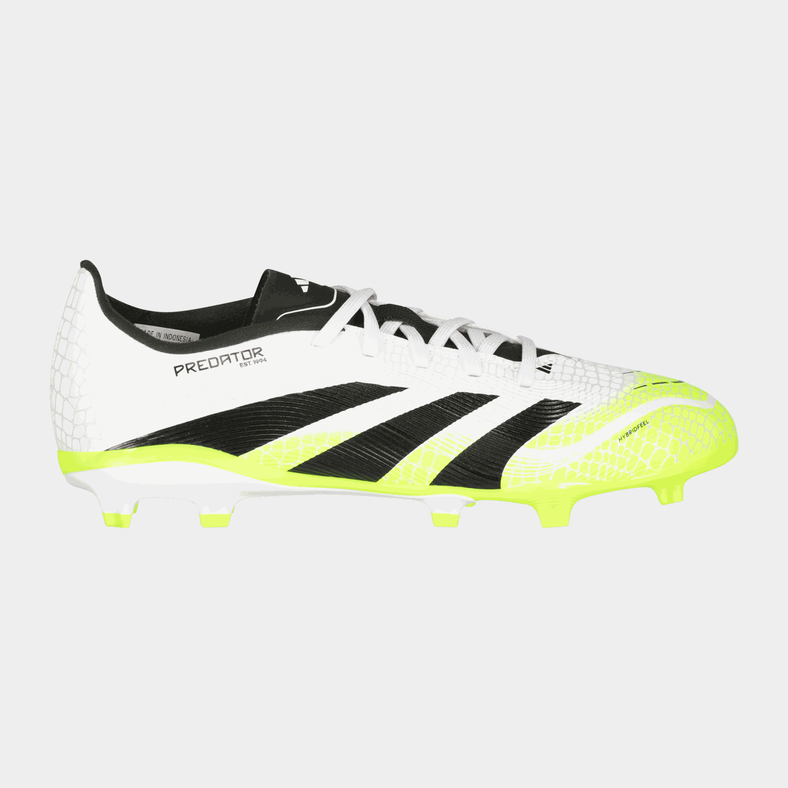  Chaussures de football Predator League MG pour gazon naturel et synthétique, Juniors - Blanches