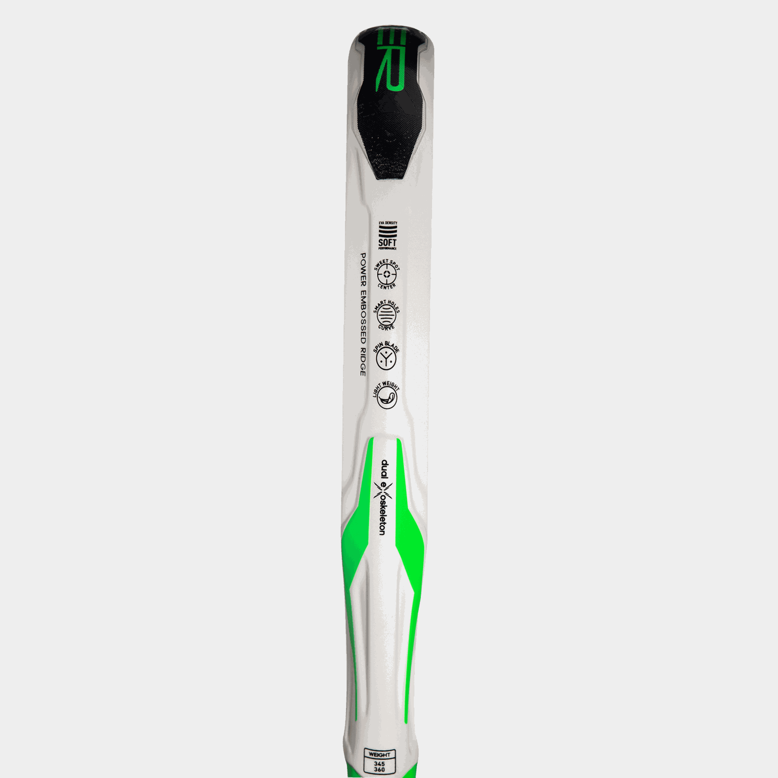  Adipower Team Light 3.3 padelracket voor gevorderde spelers, unisex - wit