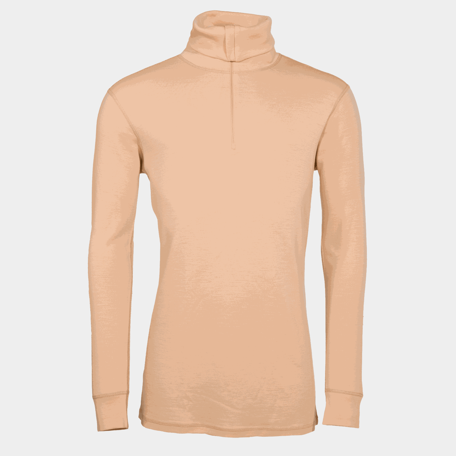 Tricou polo cu fermoar Logan din lână, lenjerie intimă din lână, pulover – gri
