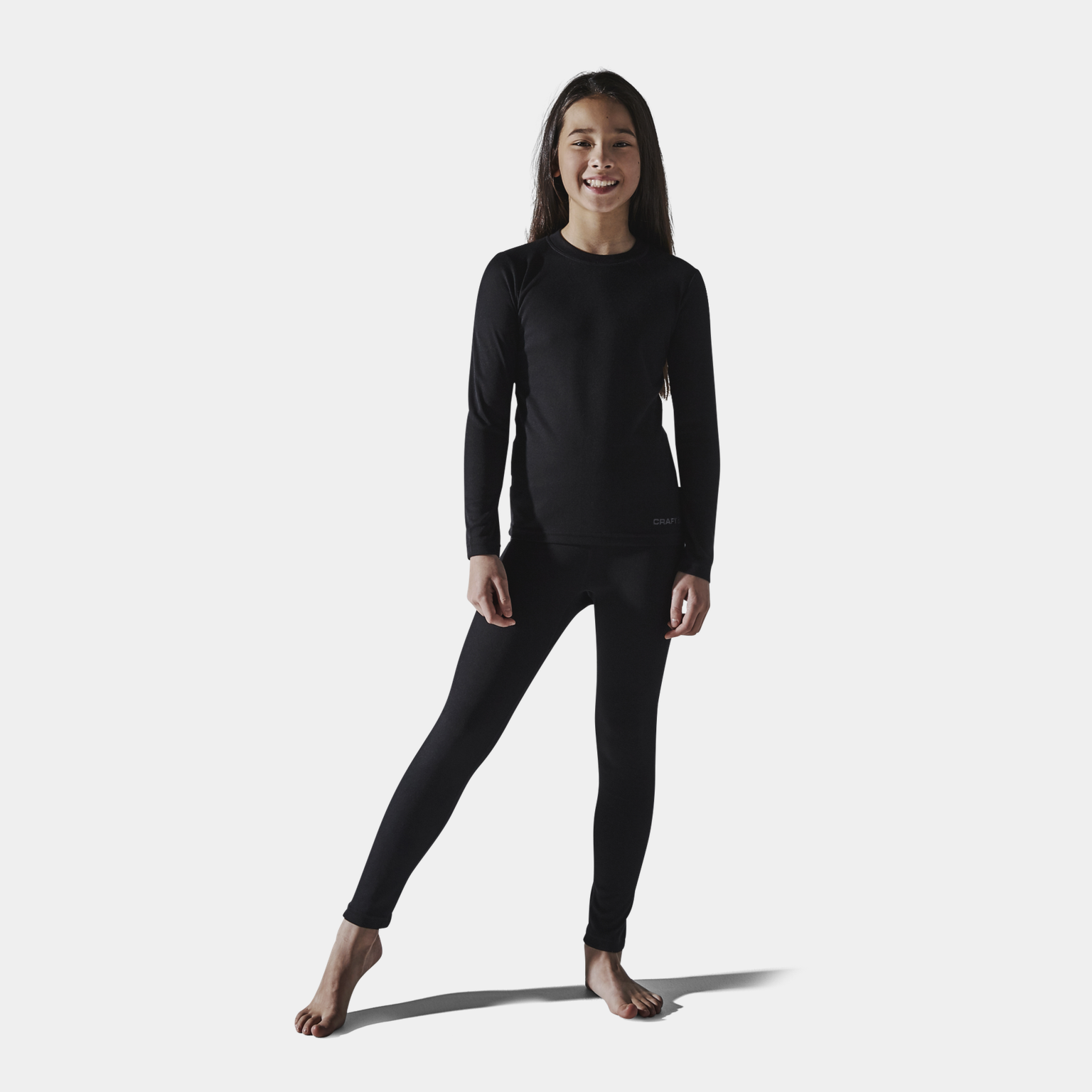 CORE Warm Baselayer Set, undertøysett junior - Svart