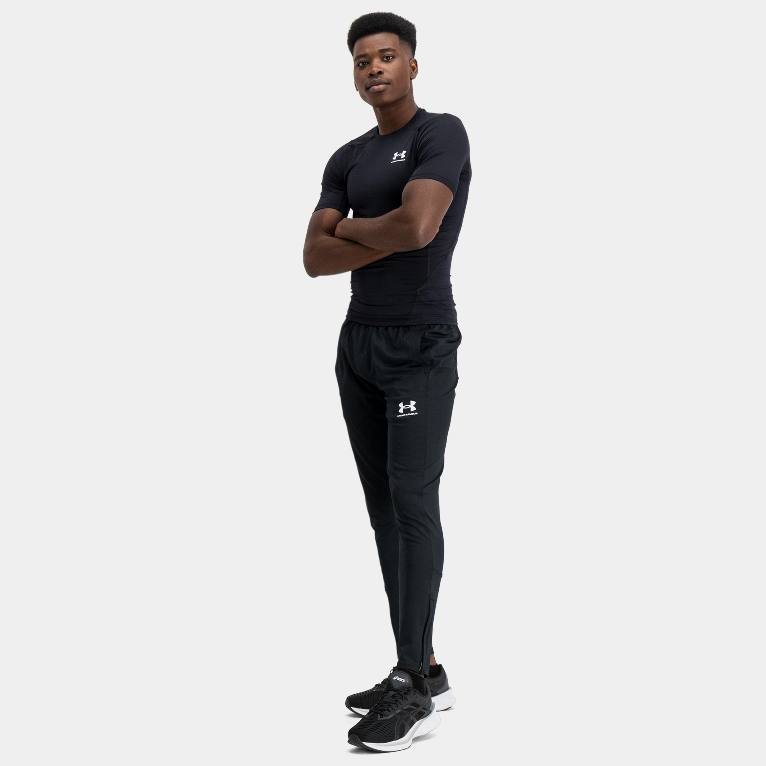 HeatGear™ Armour Compression Short Sleeve, t-skjorte, herre - Svart