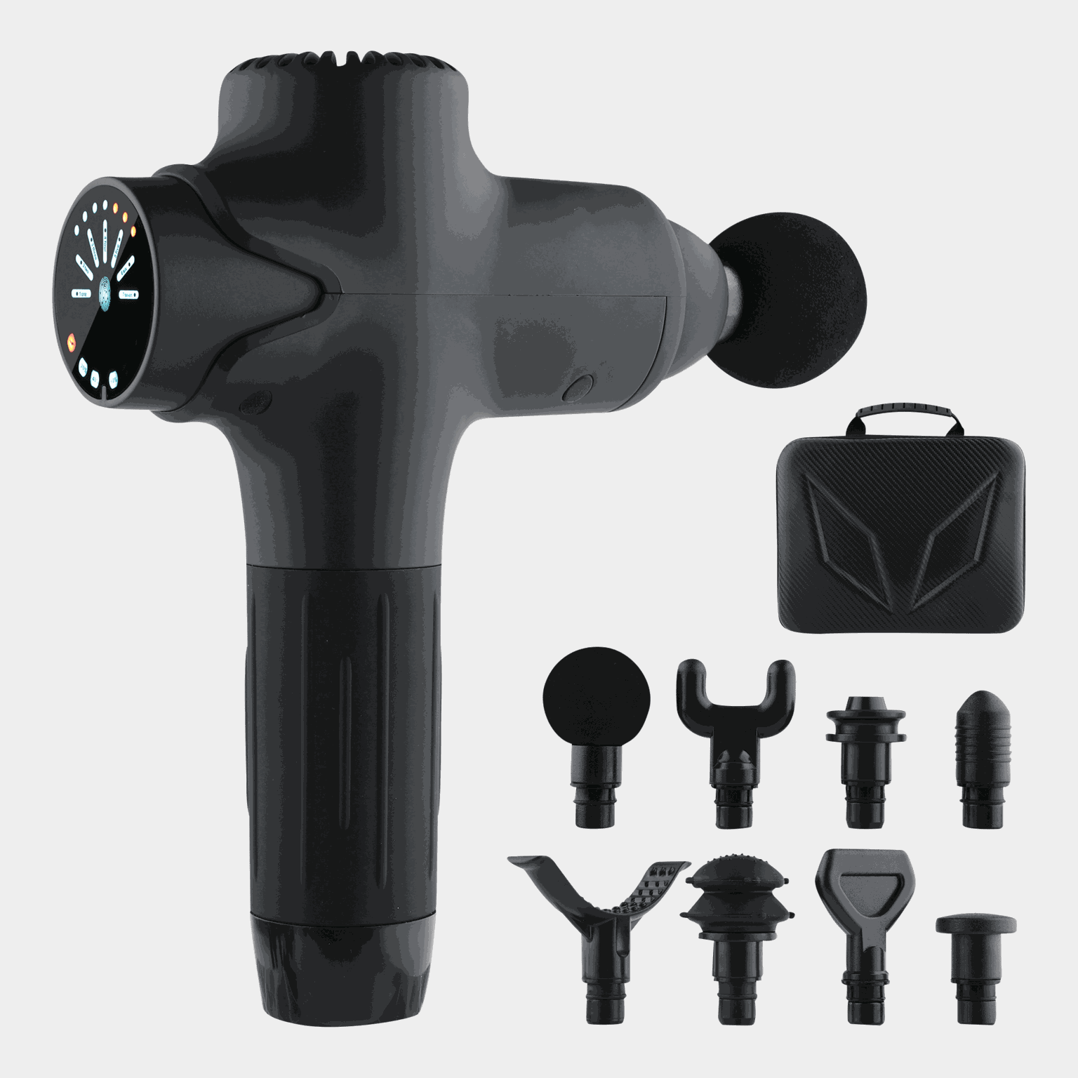 Massage Gun Pro, massasjepistol - Svart
