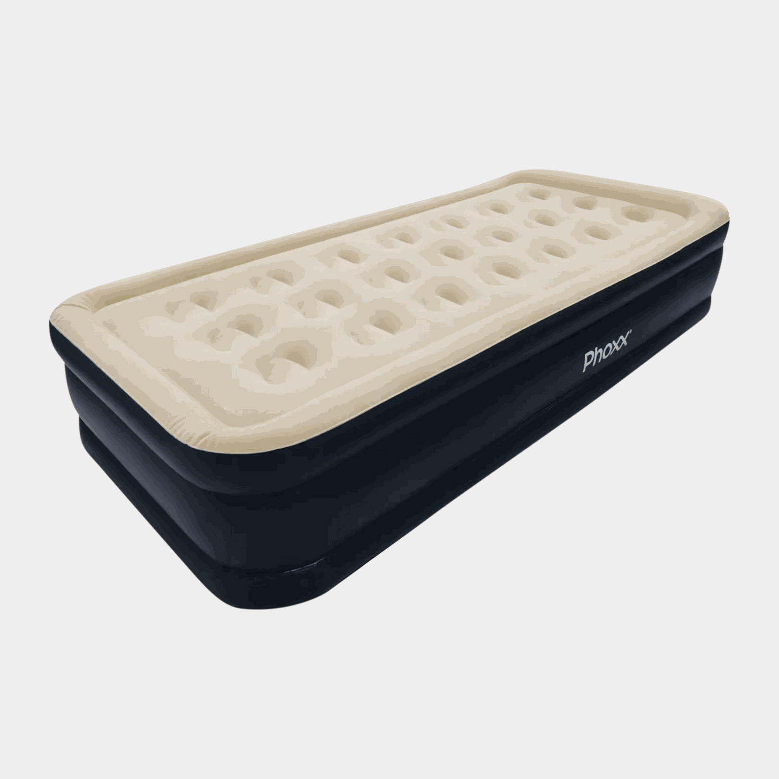  Zvýšená nafukovací matrace s pumpou 220-240V, nafukovací matrace - hnědá