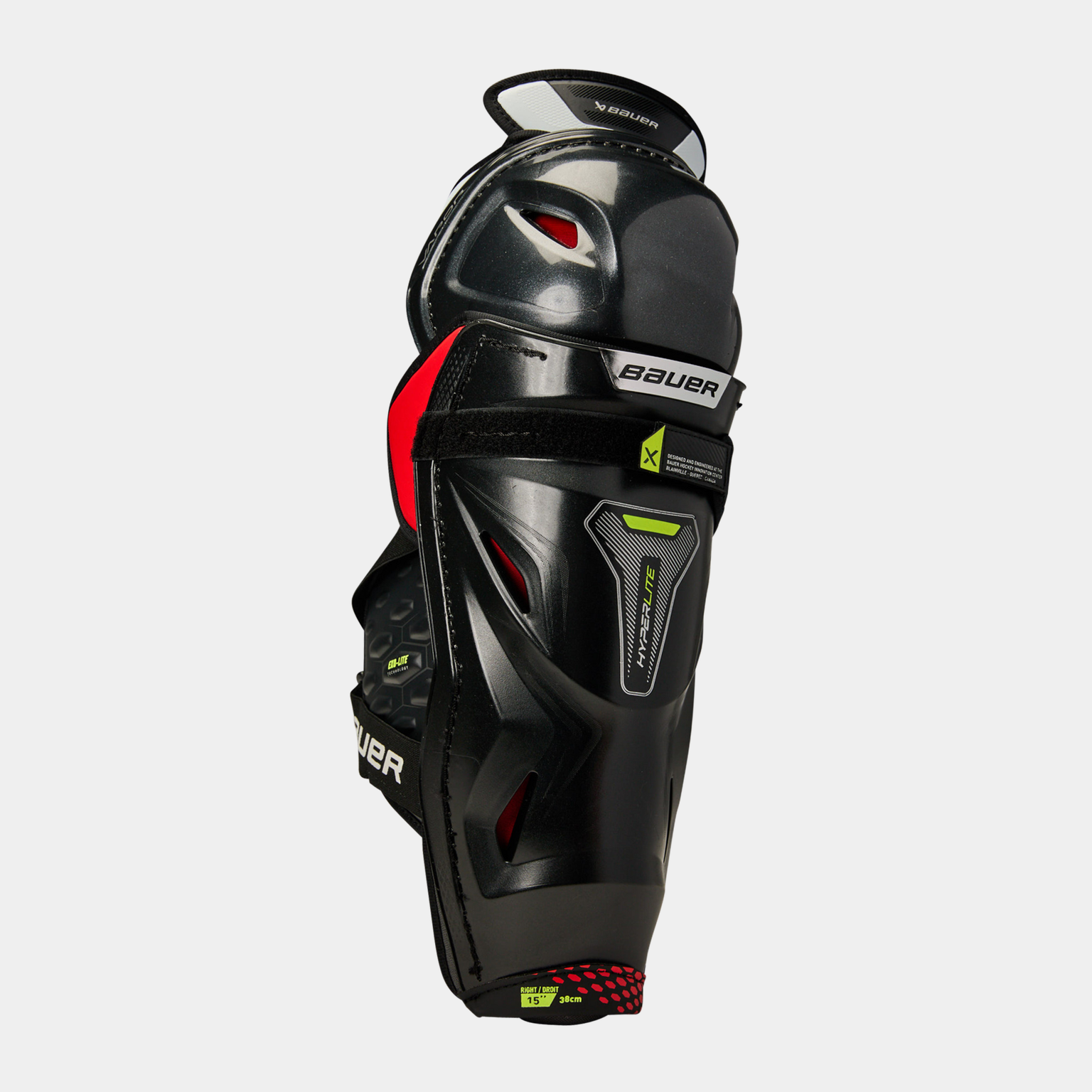 S22 Vapor Hyperlite scheenbeschermers – Maat 23/24, senioren scheenbeschermers – Zwart