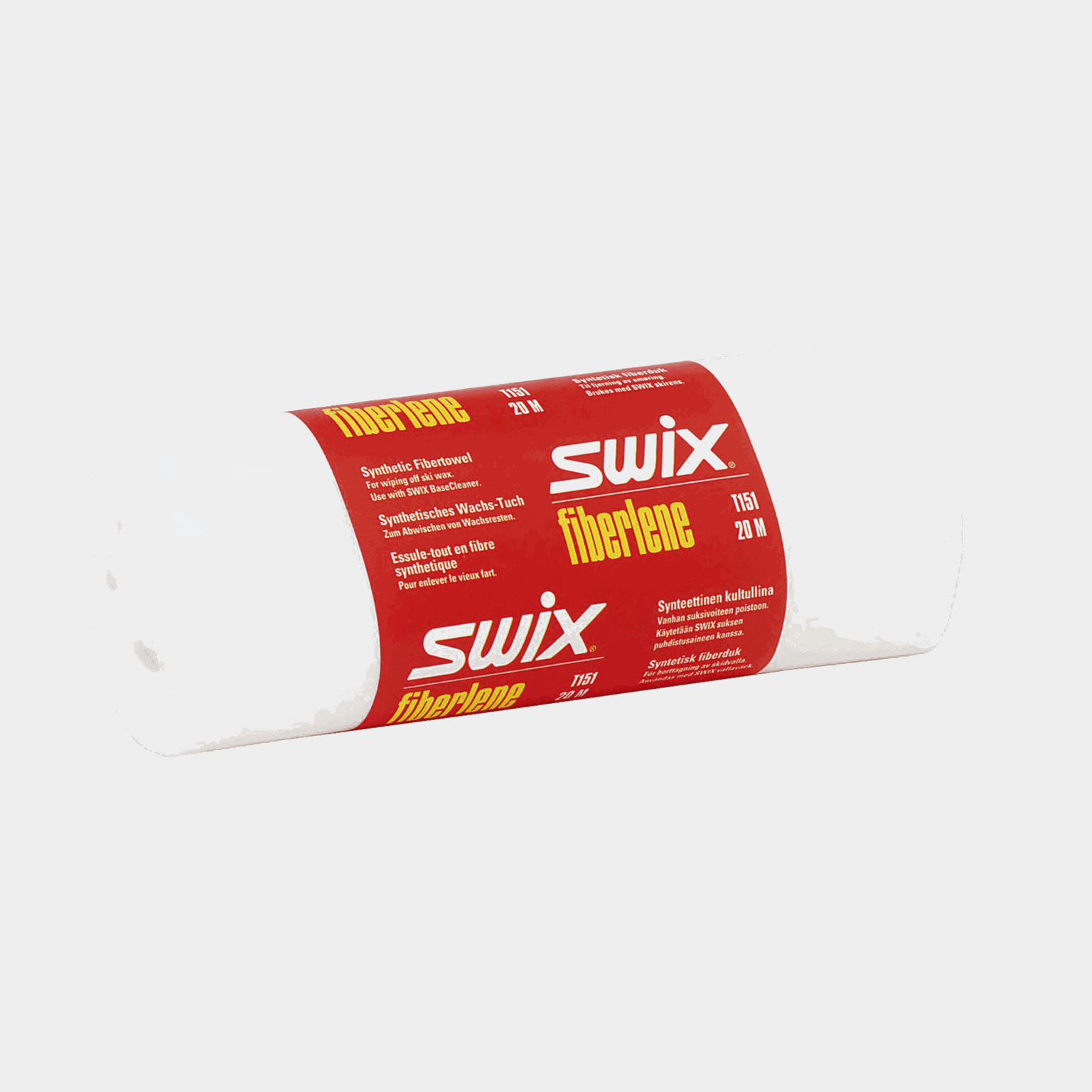 Papel de limpeza para fibra de vidro Swix T0151 Fiberlene Piccolo 20 m 24/25 - 20 m