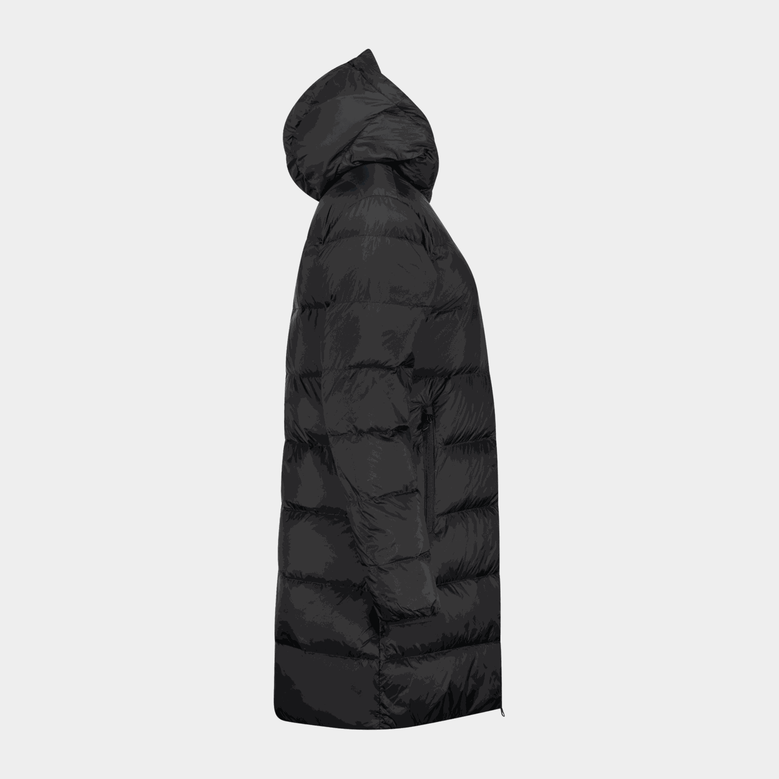 Jaqueta de plumas feminina Frostfjell, parka - preta
