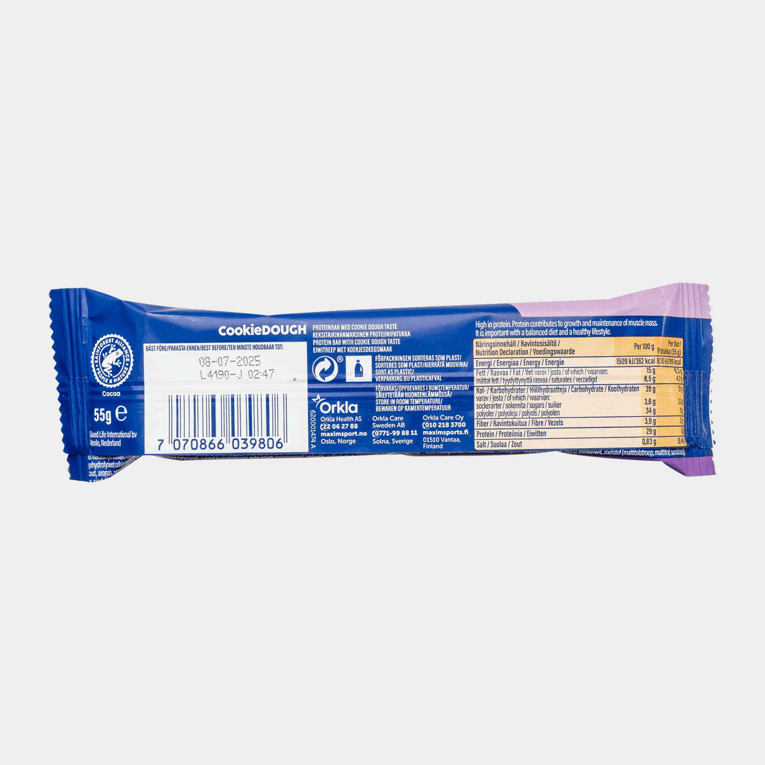  Puha fehérjeszelet sütitészta ízesítéssel, 2 oz.