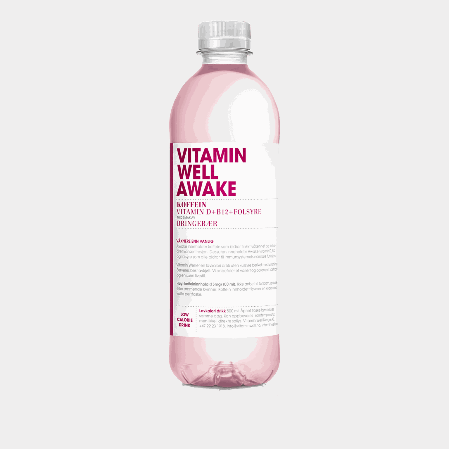 Vitamin Well 500ml rózsaszín sportital -