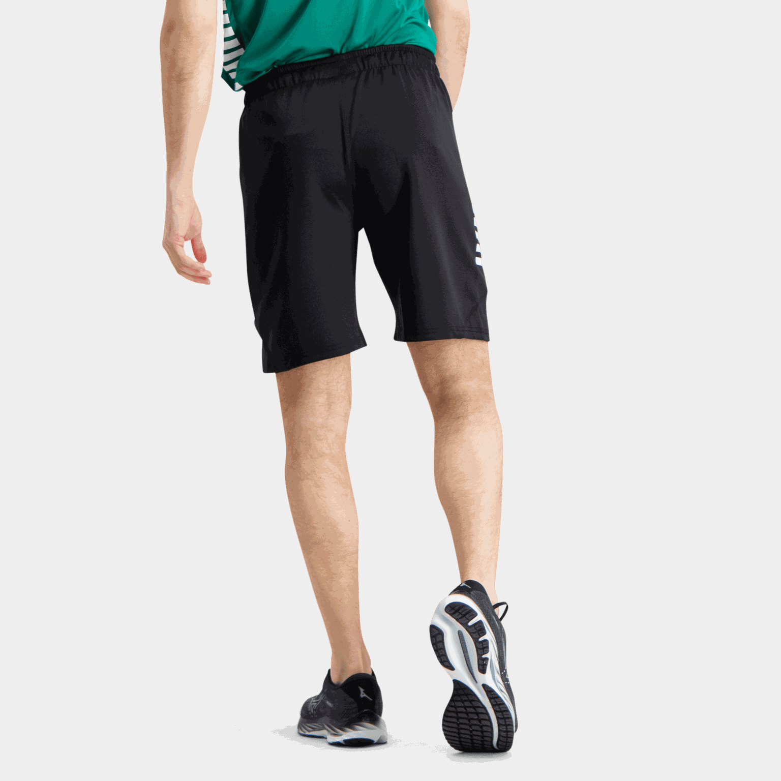  Bermuda masculina Monaco V24, calça de treino - preta