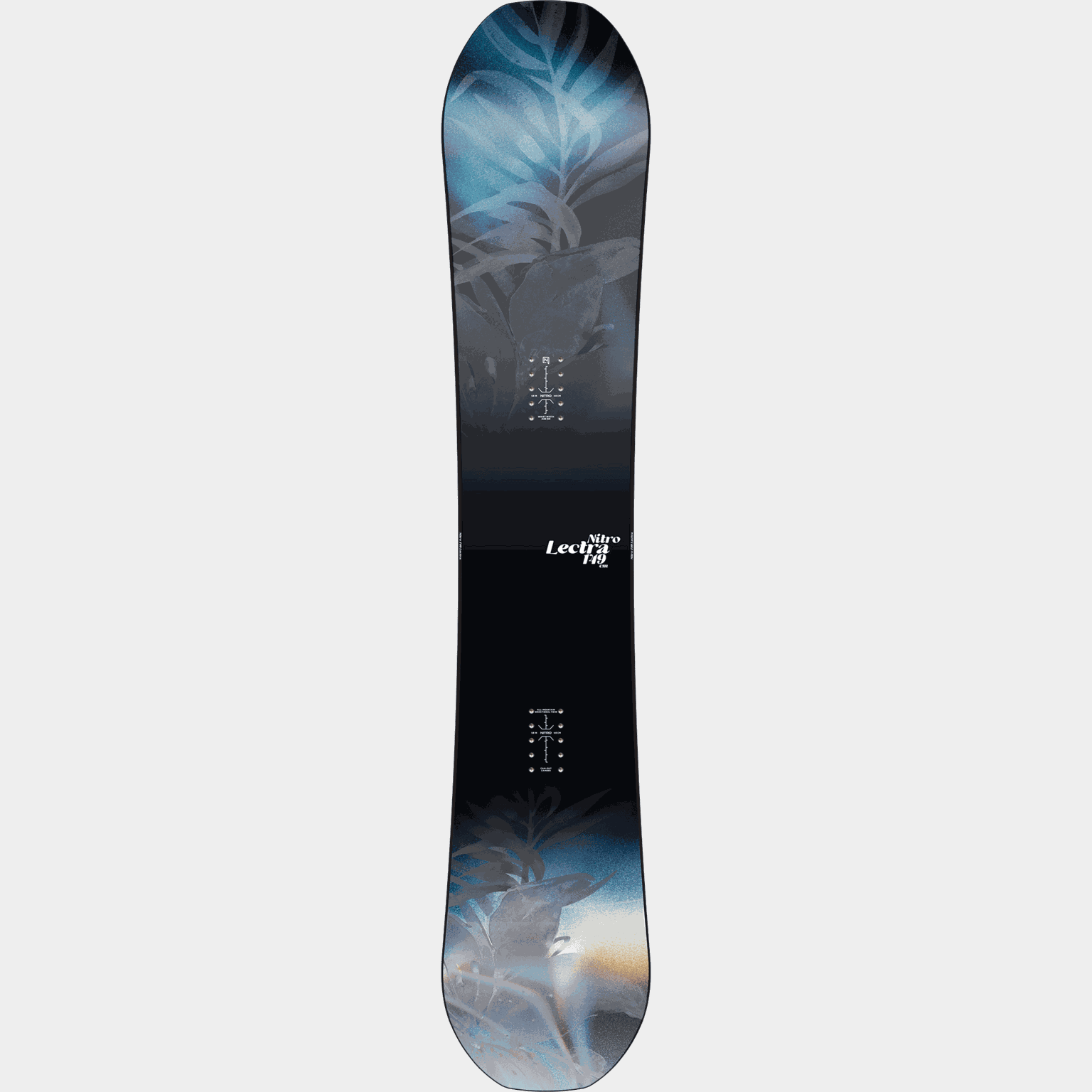  Prancha de snowboard feminina Lectra Leaf Cam-Out 24/25 - multicolorida