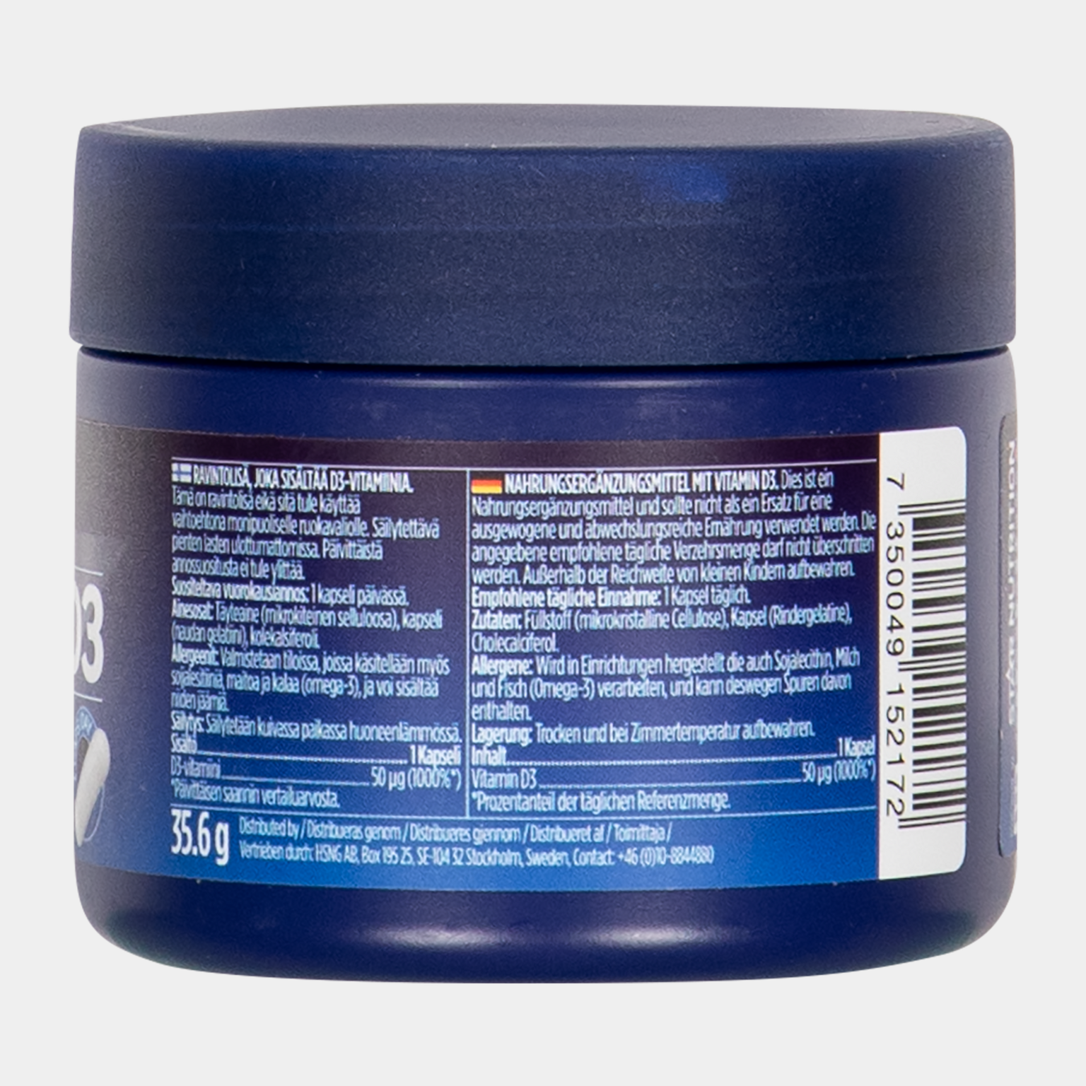  Star Nutrition - Vitamín D3, doplněk stravy -