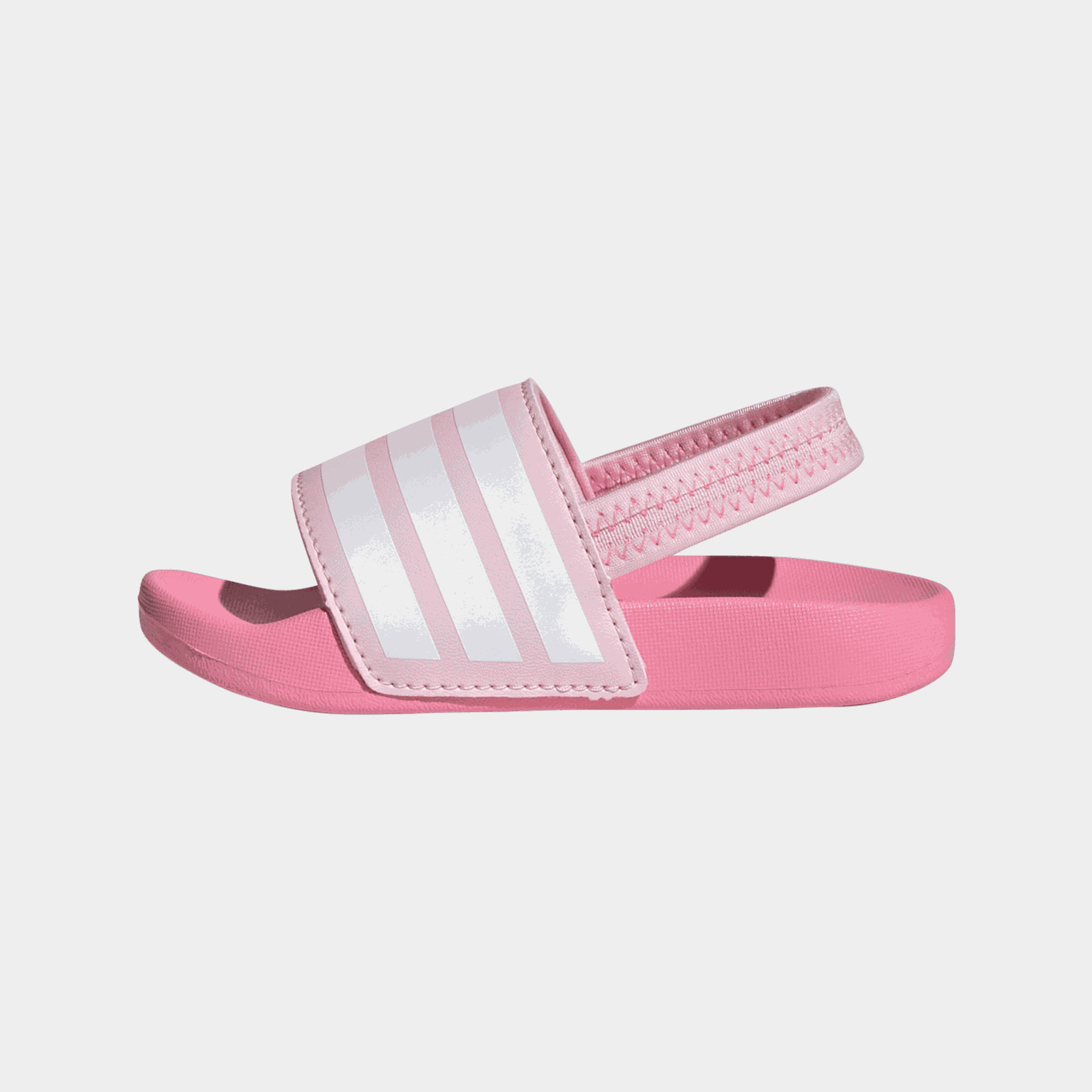 Kapcie Adilette dla dziewczynek z paskami - różowe
