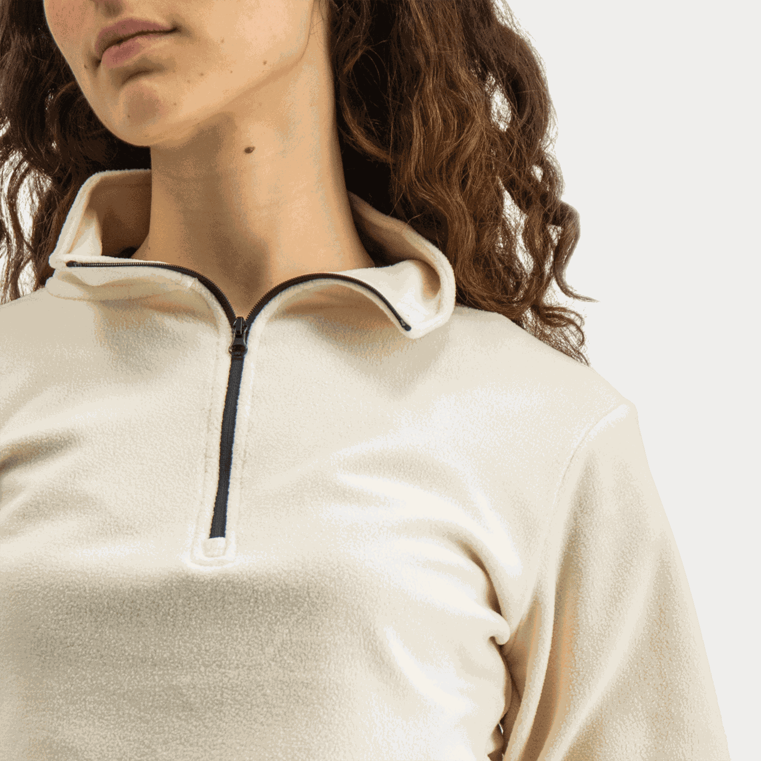 Hesseng Zip Fleece, fleecetrui, dames