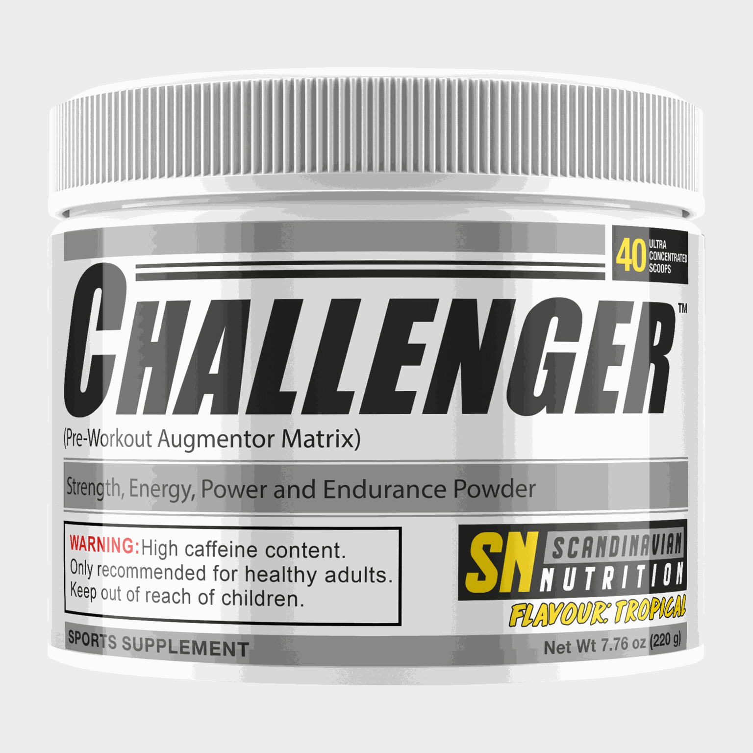  Challenger (Tropical (220 g), proszek przedtreningowy -