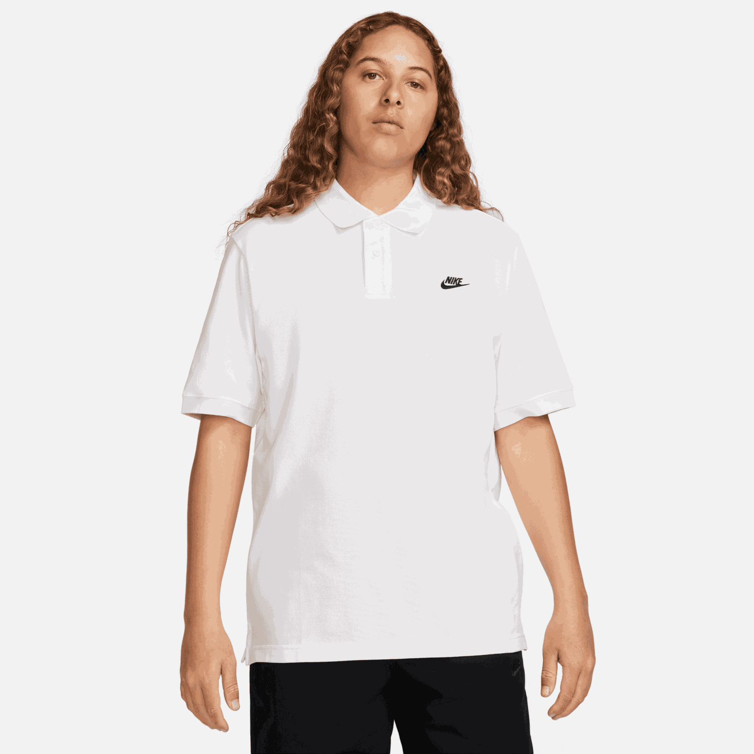 Club Short-Sleeve Polo, poloskjorte, herre - Hvit