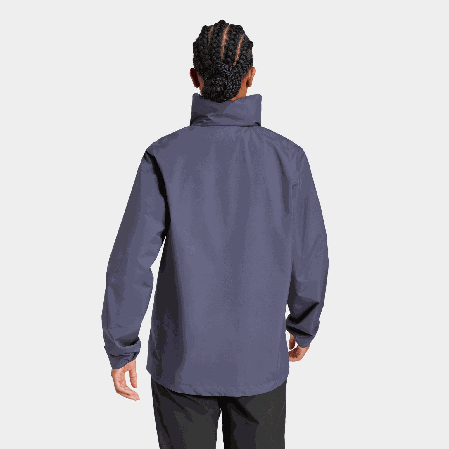 Jaqueta feminina impermeável multiuso 2L - Azul